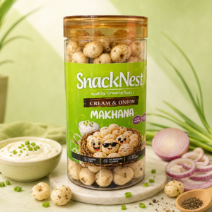SnackNest Cream & Onion Makhana