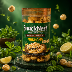 SnackNest Pudina Chatka Makhana